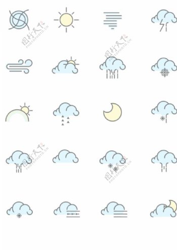 天气图标icon