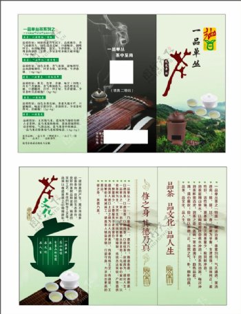 茶叶折页设计