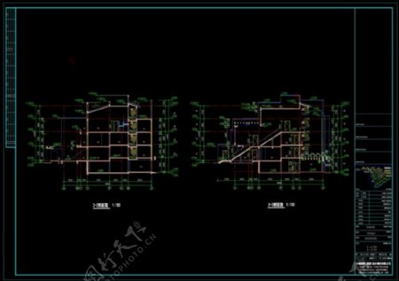 建筑CAD扩初方案设计图