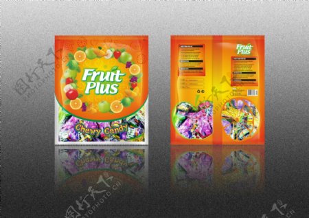 fruitplus水果糖包装