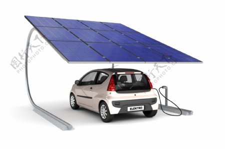 太阳能轿车图片