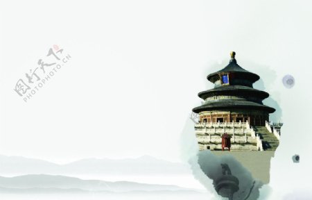 中国风系列画册封面PSD