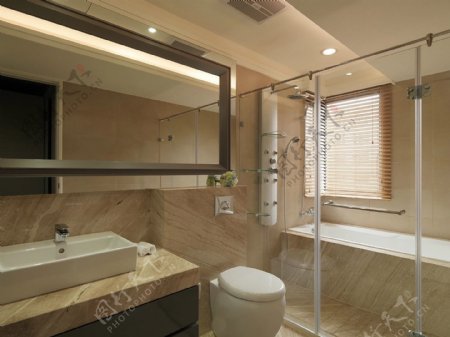 透明浴室设计
