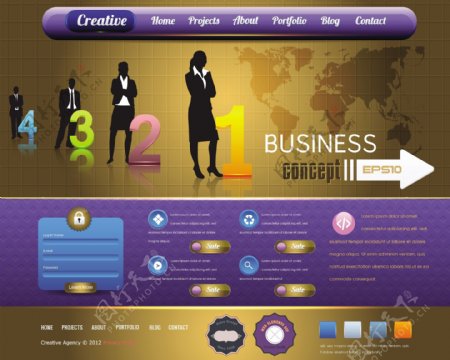商业网站设计图片