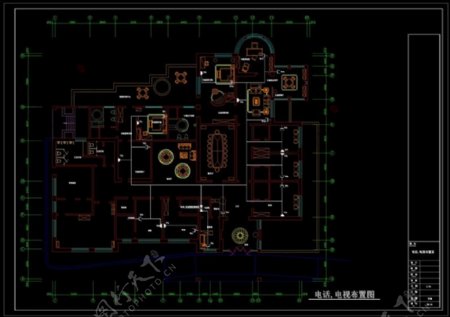 电施设计cad图