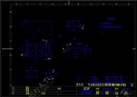 电气工业工程CAD机械图纸