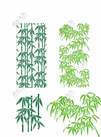 竹叶向量