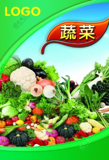 蔬菜海报素菜图片