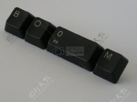 键盘上的黑色按钮