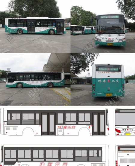 珠海公交车车型图书A