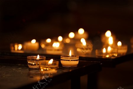 宗教蜡烛摄影