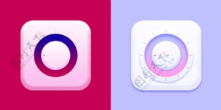 粉蓝icon