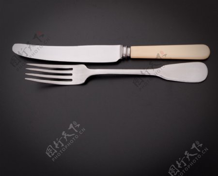 菜刀与叉子图片