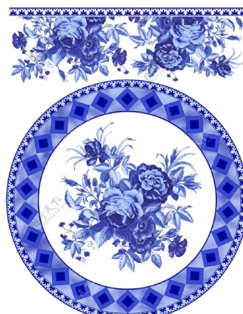 中国特色文化陶瓷青花