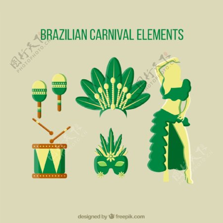 巴西狂欢节素材
