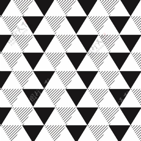 三角形和条纹的几何背景