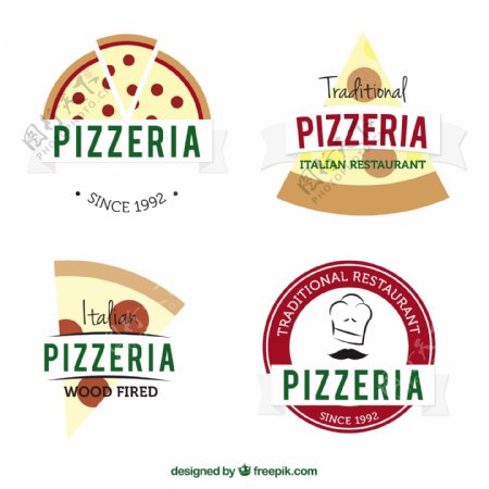 披萨的徽标