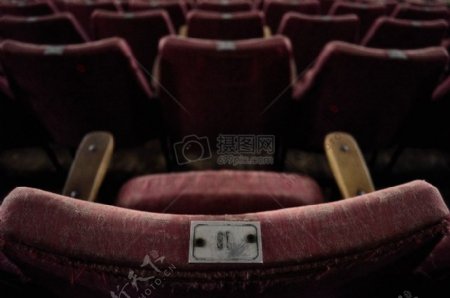 电影院里的椅子