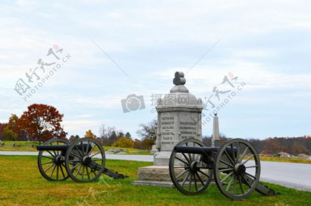 大炮历史战斗军事葛底斯堡纪念碑