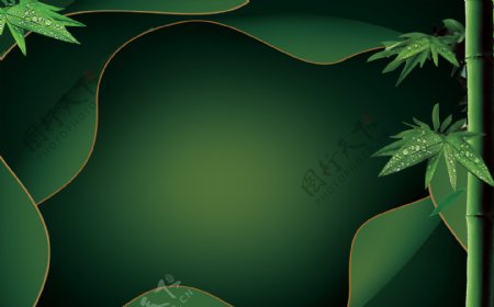 绿色竹子背景图