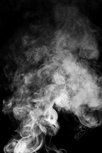 白色香烟烟雾图片