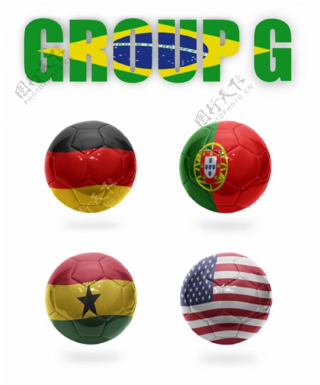 世界杯足球国旗