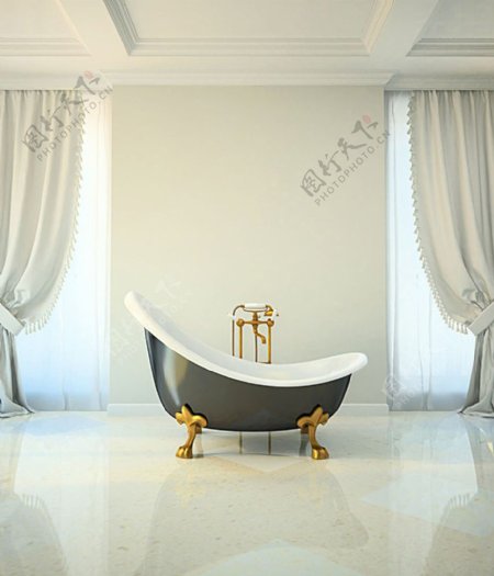 室内浴室效果图