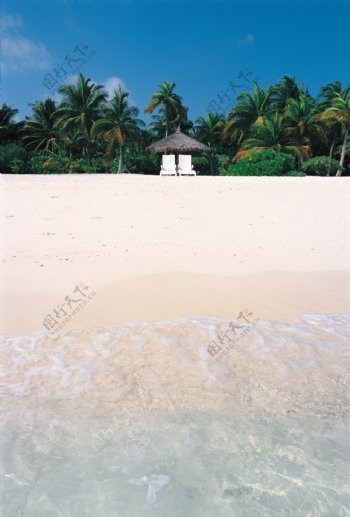 沙滩特写高清图片