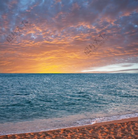 海边日落风景