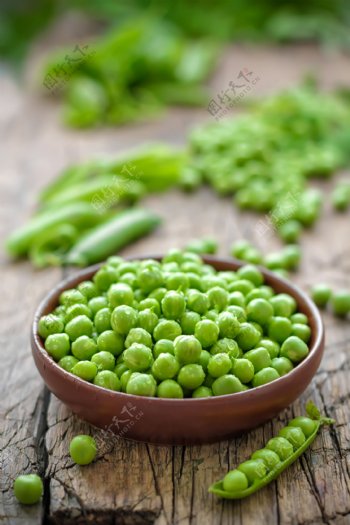 绿色豌豆图片