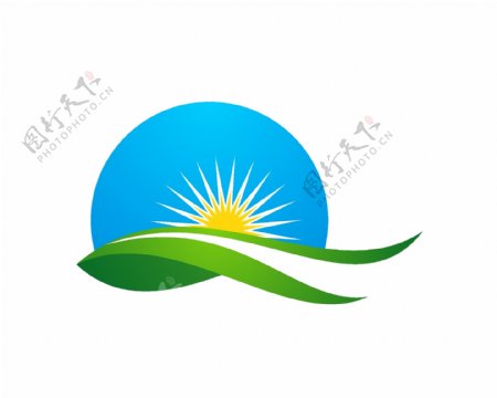 草原太阳logo