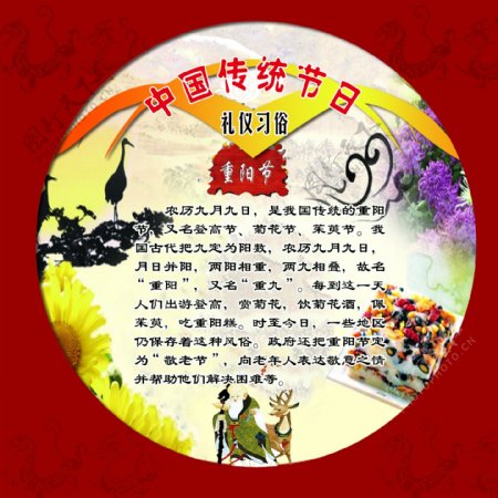 中国传统节日礼仪习俗重阳节