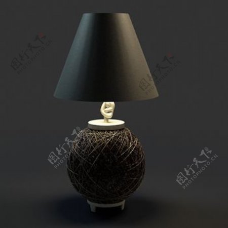 现代的黑色优雅的台灯灯具台林