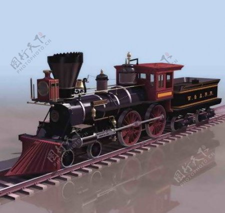 火车3d模型3