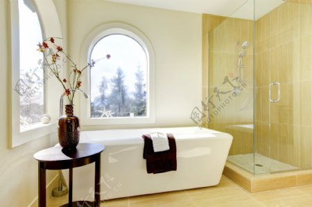 简约现代风格浴室装修图片