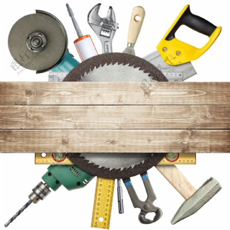 木板与装修工具图片
