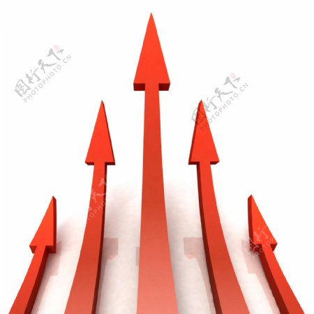 5个红色箭头显示进度目标