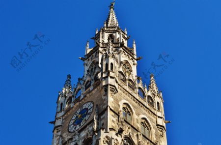 德国慕尼黑钟楼图片