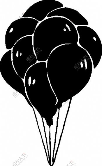 氦气球剪贴画