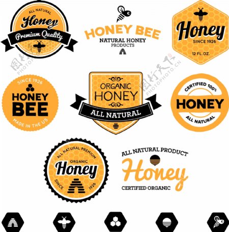蜂蜜食品图标