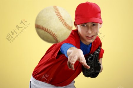 棒球运动摄影图片