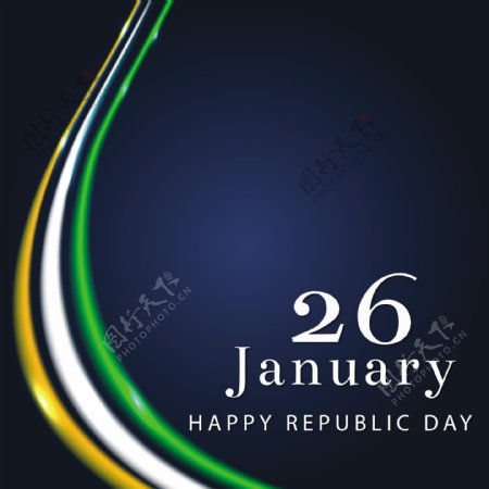 印度共和国日设计