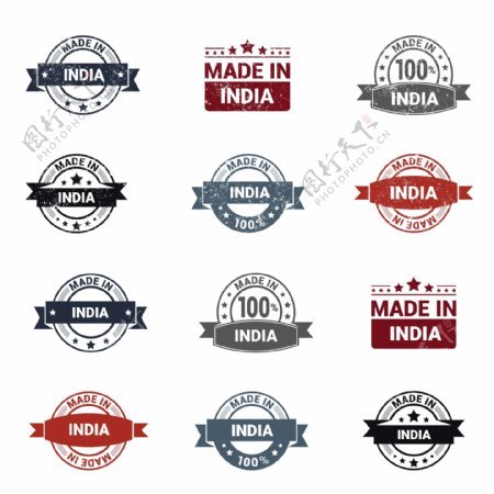 印度制造橡皮邮票收藏