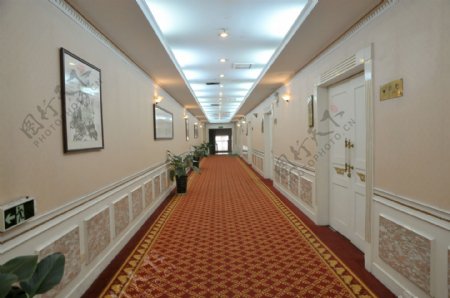宾馆走廊图片