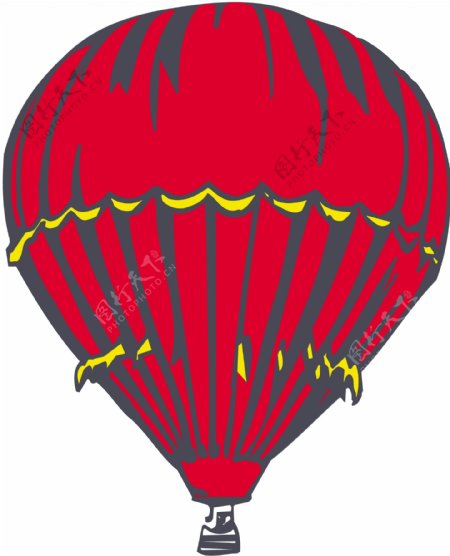 热气球矢量素材EPS格式0004