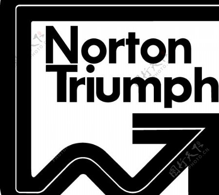 NortonTriumphlogo设计欣赏诺顿凯旋标志设计欣赏