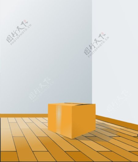 盒上的木地板