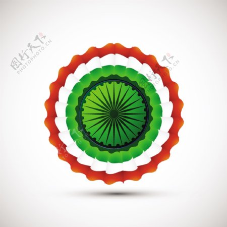 印度国旗主题设计