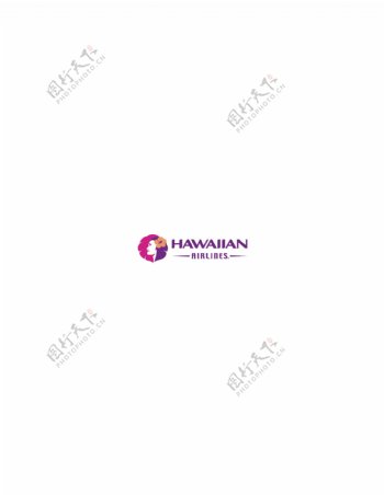 HawaiianAirlines5logo设计欣赏HawaiianAirlines5航空业LOGO下载标志设计欣赏