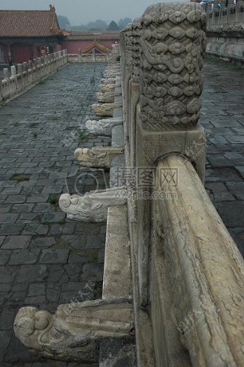 中国宫殿的围墙